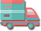 door pick up & delivery services icon